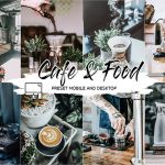 پریست لایت روم و پریست کمرا راو تم قهوه CAFE AND FOOD FILM LIGHTROOM PRESETS