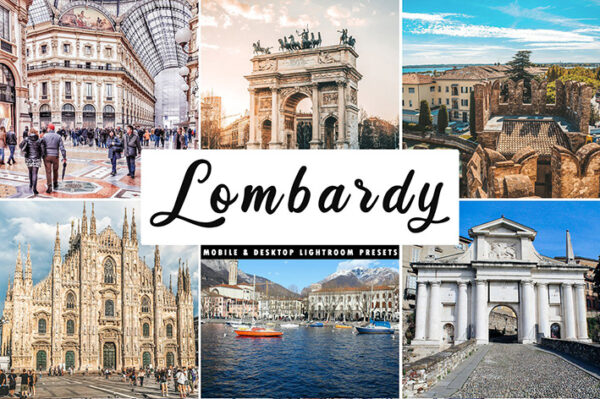 پریست لایت روم و پریست کمرا راو تم لمباردی ایتالیا Lombardy Lightroom Presets Pack