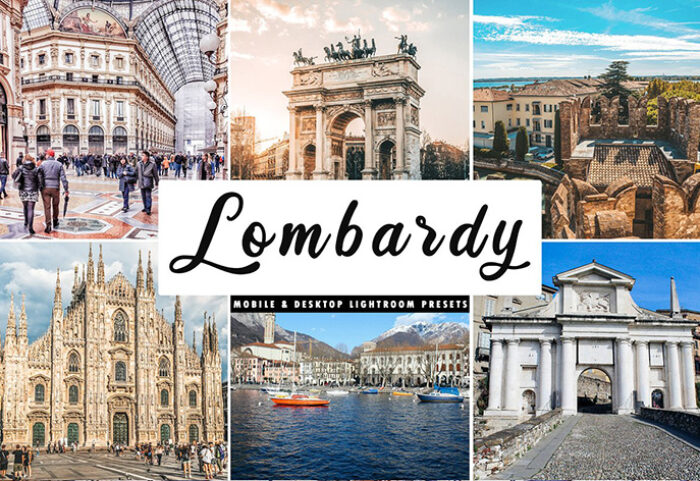 پریست لایت روم و پریست کمرا راو تم لمباردی ایتالیا Lombardy Lightroom Presets Pack