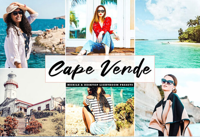 پریست لایت روم و پریست کمرا راو تم کیپ ورد آفریقا Cape Verde Lightroom Presets Pack