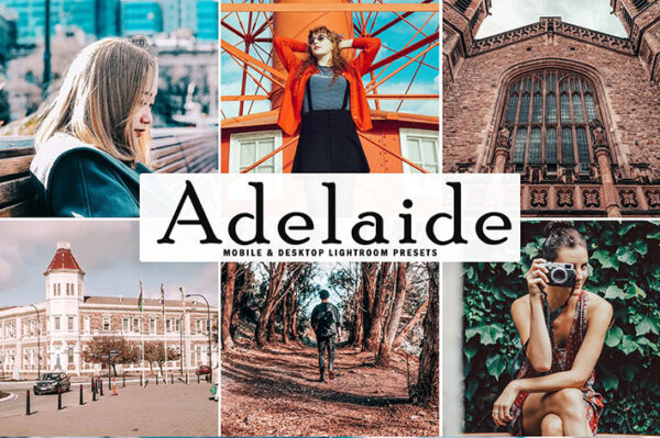 پریست لایت روم و کمرا راو تم آدلاید Adelaide Lightroom Presets Pack