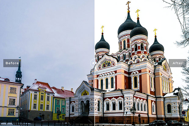 پریست لایت روم و کمرا راو تم تالین Tallinn Lightroom Presets Pack پریست لایت روم و کمرا راو تم تالین Tallinn Lightroom Presets Pack