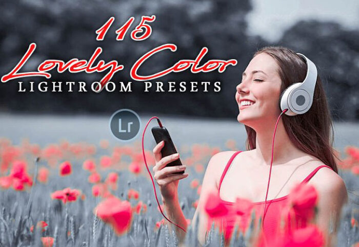 دانلود 115 پریست لایت روم حرفه ای تم رنگ عشق Lovely Color Lightroom Presets