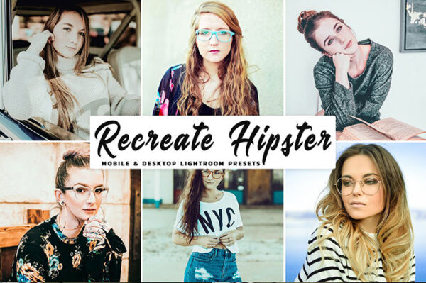 دانلود 34 پریست لایت روم حرفه ای Recreate Hipster Pro Lightroom Preset