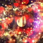 دانلود پروژه افترافکت لوگو با موزیک افکت عاشقانه Glitter Love