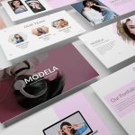 قالب پاورپوینت حرفه ای تم مدلینگ و فشن MODELA Creative Business PowerPoint Template