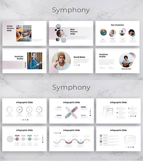 قالب پاورپوینت حرفه ای تم موزیک Symphony Creative Business PowerPoint Template قالب پاورپوینت حرفه ای تم موزیک Symphony Creative Business PowerPoint Template