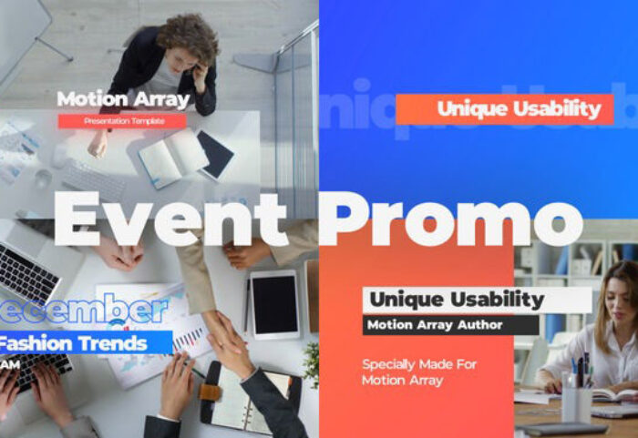 پروژه آماده پریمیر با موزیک معرفی شرکت و محصولات Event Promo