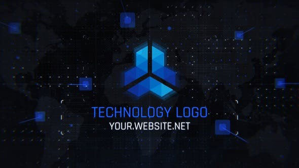 پروژه افترافکت لوگو با موزیک افکت تکنولوژی مدرن Technology Logo پروژه افترافکت لوگو با موزیک افکت تکنولوژی مدرن Technology Logo