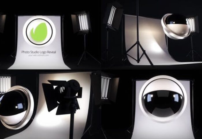 پروژه افترافکت لوگو با موزیک مخصوص آتلیه عکاسی Photo Studio Logo Reveal