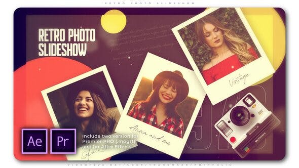 پروژه پریمیر با موزیک اسلایدشو تم سبک قدیمی Retro Photo Slideshow پروژه پریمیر با موزیک اسلایدشو تم سبک قدیمی Retro Photo Slideshow