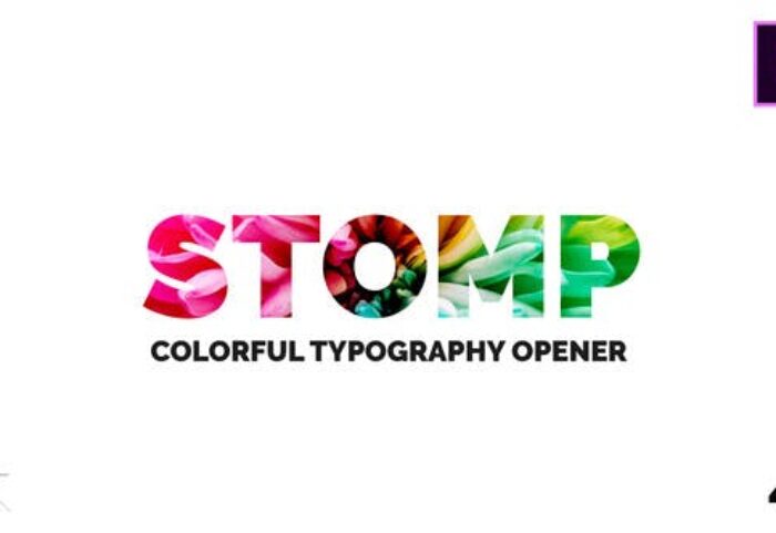 پروژه پریمیر با موزیک رزولوشن 4K تیتراژ و وله ریتم تند Stomp Opener