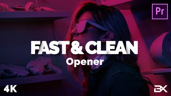 پروژه پریمیر با موزیک رزولوشن 4K تیتراژ و وله سینمایی Fast And Clean Opener پروژه پریمیر با موزیک رزولوشن 4K تیتراژ و وله سینمایی Fast And Clean Opener