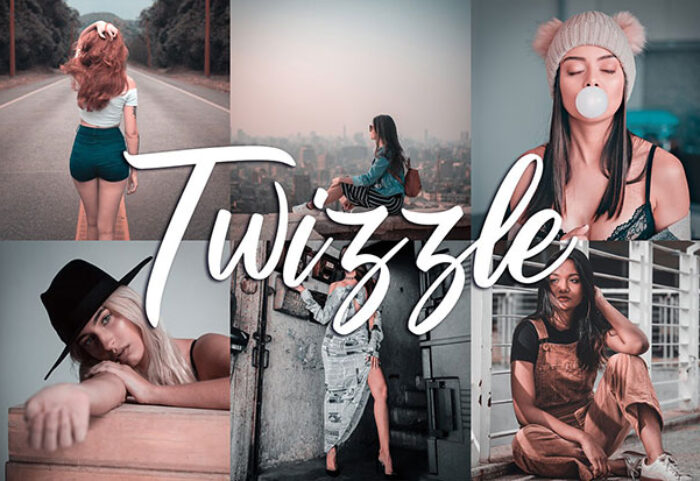پریست لایت روم دسکتاپ و موبایل تم رنگ پوست Twizzle Lightroom CC Presets