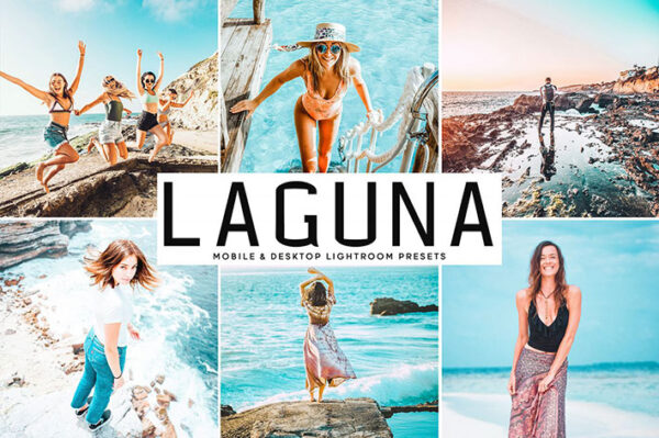 پریست لایت روم و Camera Raw تم ساحل دریا Laguna Mobile And Desktop Lightroom Presets