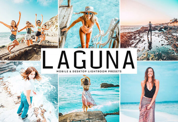 پریست لایت روم و Camera Raw تم ساحل دریا Laguna Mobile And Desktop Lightroom Presets