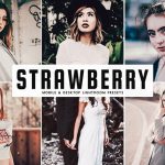 پریست لایت روم و Camera Raw و اکشن تم توت فرنگی Strawberry Mobile And Desktop Lightroom Presets