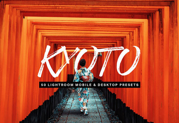 پریست لایت روم و لات رنگی تم کیوتو ژاپن Kyoto Lightroom Presets and LUTs
