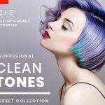 پریست لایت روم و پریست ACR و Camera RAW فتوشاپ Clean Tones Desktop and Mobile Presets