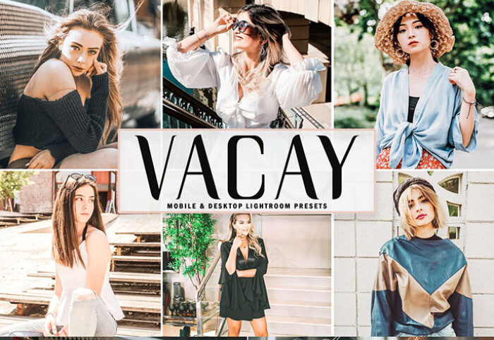 پریست لایت روم و پریست کمرا راو تم Vacay Lightroom Presets Pack