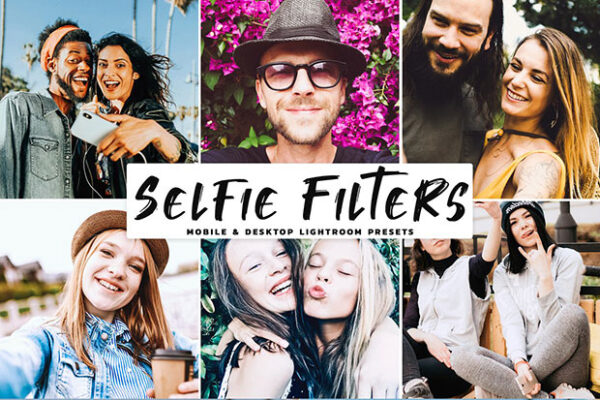 پریست لایت روم و پریست کمرا راو تم عکس سلفی Selfie Filters Lightroom Presets