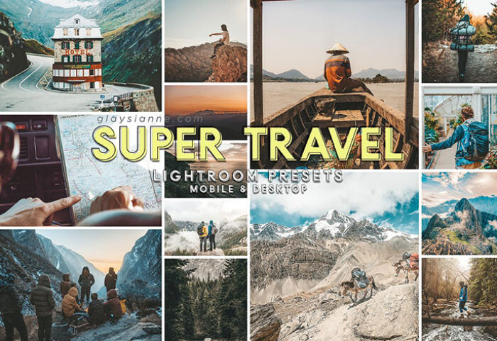 92 پریست لایت روم و پریست کمرا راو تم مسافرت Super Travel Preset Bundle