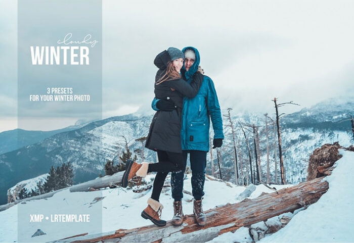 دانلود 3 پریست لایت روم تم زمستان ابری Cloudy winter Lightroom Presets