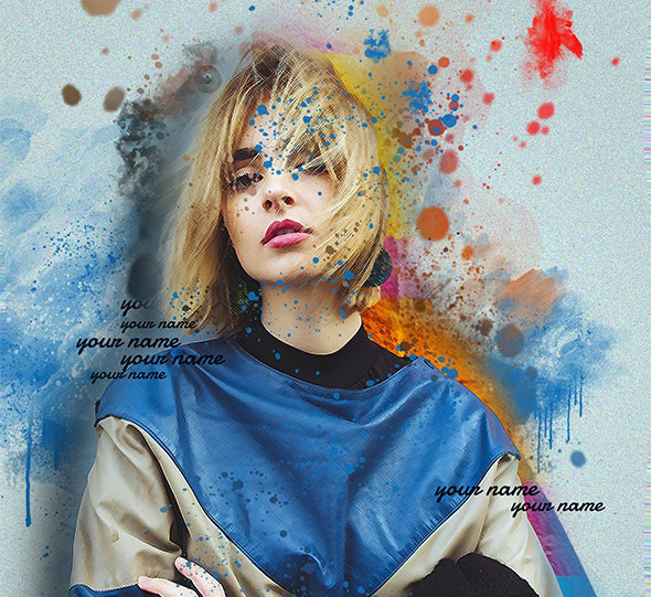 دانلود اکشن فتوشاپ طرح آبرنگ Watercolor Sketch Photoshop Action دانلود اکشن فتوشاپ طرح آبرنگ Watercolor Sketch Photoshop Action