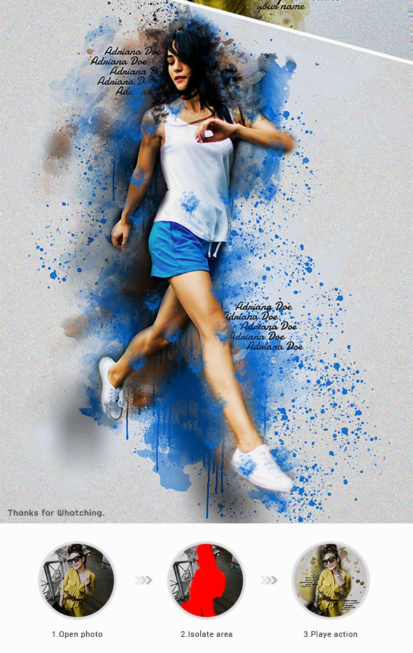 دانلود اکشن فتوشاپ طرح آبرنگ Watercolor Sketch Photoshop Action دانلود اکشن فتوشاپ طرح آبرنگ Watercolor Sketch Photoshop Action