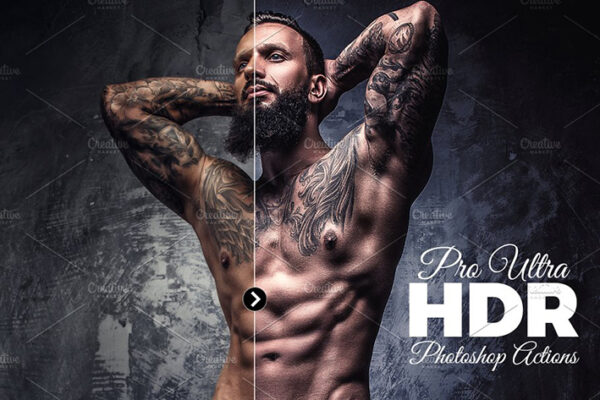 دانلود اکشن فتوشاپ کنتراست رنگ و نور PRO HDR Photoshop Actions