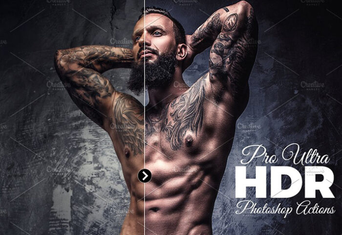 دانلود اکشن فتوشاپ کنتراست رنگ و نور PRO HDR Photoshop Actions