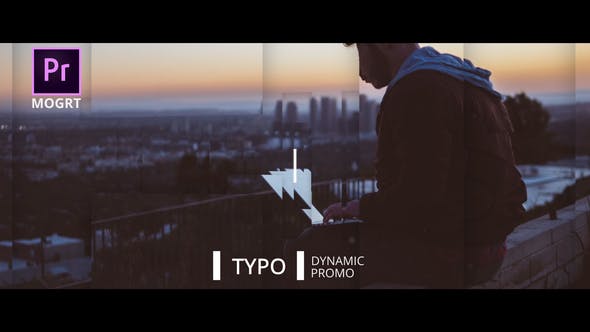 پروژه پریمیر با موزیک تیتراژ با افکت نوشتاری Dynamic Typo Promo Premiere Pro MOGRT پروژه پریمیر با موزیک تیتراژ با افکت نوشتاری Dynamic Typo Promo Premiere Pro MOGRT