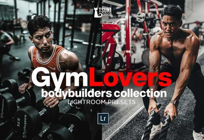 پریست لایت روم دسکتاپ و موبایل تم بدنسازی GYM LOVERS Lightroom Presets Pack