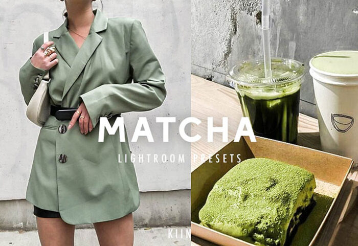 پریست لایت روم دسکتاپ و موبایل تم رنگ سبز MATCHA GREEN LIGHTROOM PRESETS