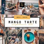 پریست لایت روم دسکتاپ و موبایل تم رنگ میوه انبه Mango Lightroom Presets Bundle