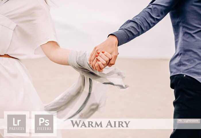 پریست لایت روم دسکتاپ و موبایل تم رنگ گرم Warm Airy Lightroom Presets