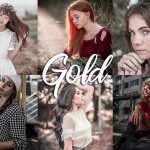 پریست لایت روم دسکتاپ و موبایل تم طلایی Gold Lightroom CC Presets