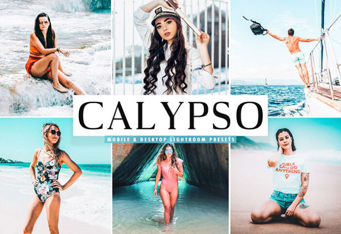 پریست لایت روم و Camera Raw و اکشن تم ساحل Calypso Mobile And Desktop Lightroom Presets