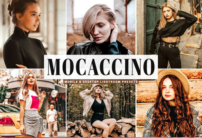 پریست لایت روم و پریست کمرا راو تم رنگ سینمایی Mocaccino Lightroom Presets Pack