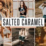 پریست لایت روم و پریست کمرا راو تم رنگ کارامل Salted Caramel Lightroom Presets Pack