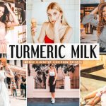 پریست لایت روم و پریست کمرا راو تم سفید و زرد Turmeric Milk Lightroom Presets Pack