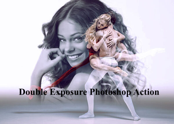 اکشن دابل اکسپوژر برای فتوشاپ Double Exposure Photoshop Action-2