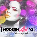 اکشن فتوشاپ ایجاد افکت هنری مدرن Modern Art Photoshop Action v2