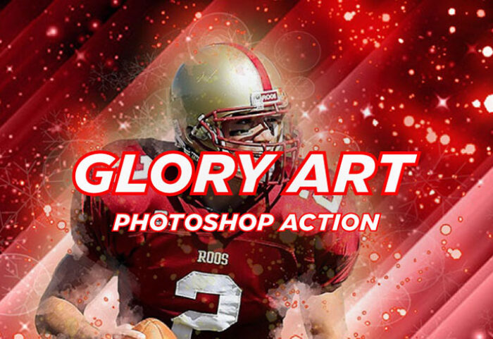 دانلود اکشن فتوشاپ نقاط نورانی Glory Art Photoshop Action