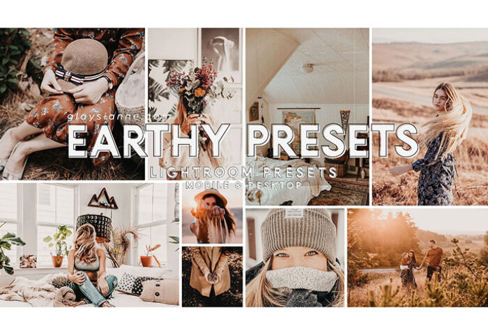 دانلود پریست لایت روم دسکتاپ و موبایل تم خاکی Earthy Presets