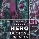 دانلود پریست لایت روم نئون Neon Lights Blogger Presets Mobile and Desktop Lightroom