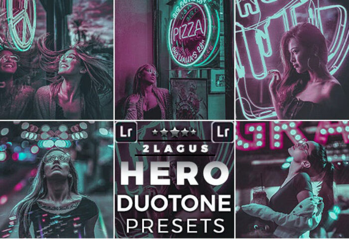دانلود پریست لایت روم نئون Neon Lights Blogger Presets Mobile and Desktop Lightroom