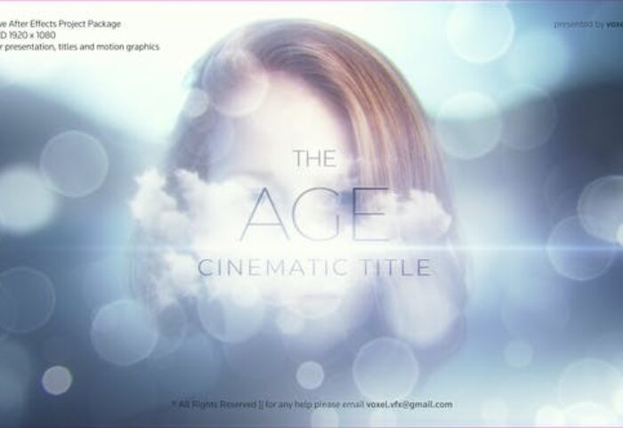 پروژه آماده افتر افکت تیزر تبلیغاتی مدرن The Age Cinematic Title