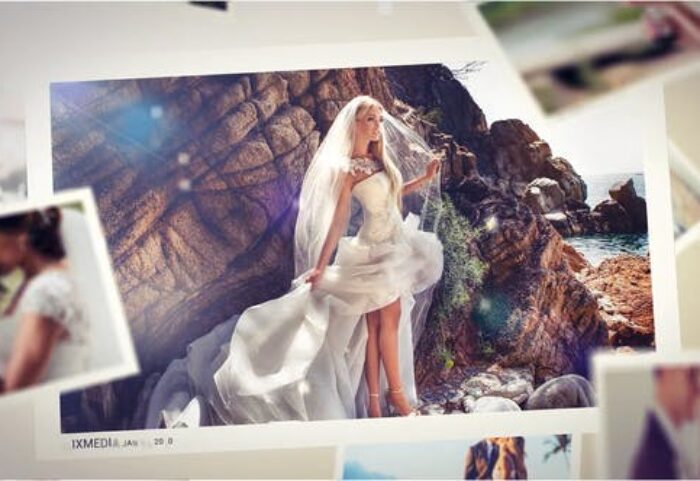 پروژه افترافکت اسلایدشو 3 بعدی عروسی Wedding Mist Slideshow