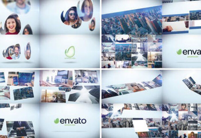 پروژه افترافکت لوگو با موزیک افکت نمایش عکس Corporate Photo Logo